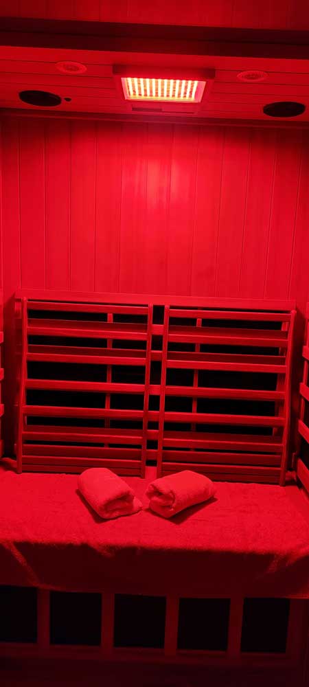 Red-sauna Alanbrooke Spa red sauna
